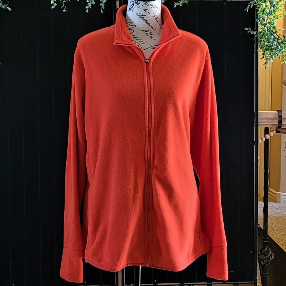 NWOT Old Navy Go Warm Womens Red Full-Zip Fleece Jacket (XL)